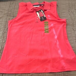 Rafaella Women's Pink Sleeveless Tank Top